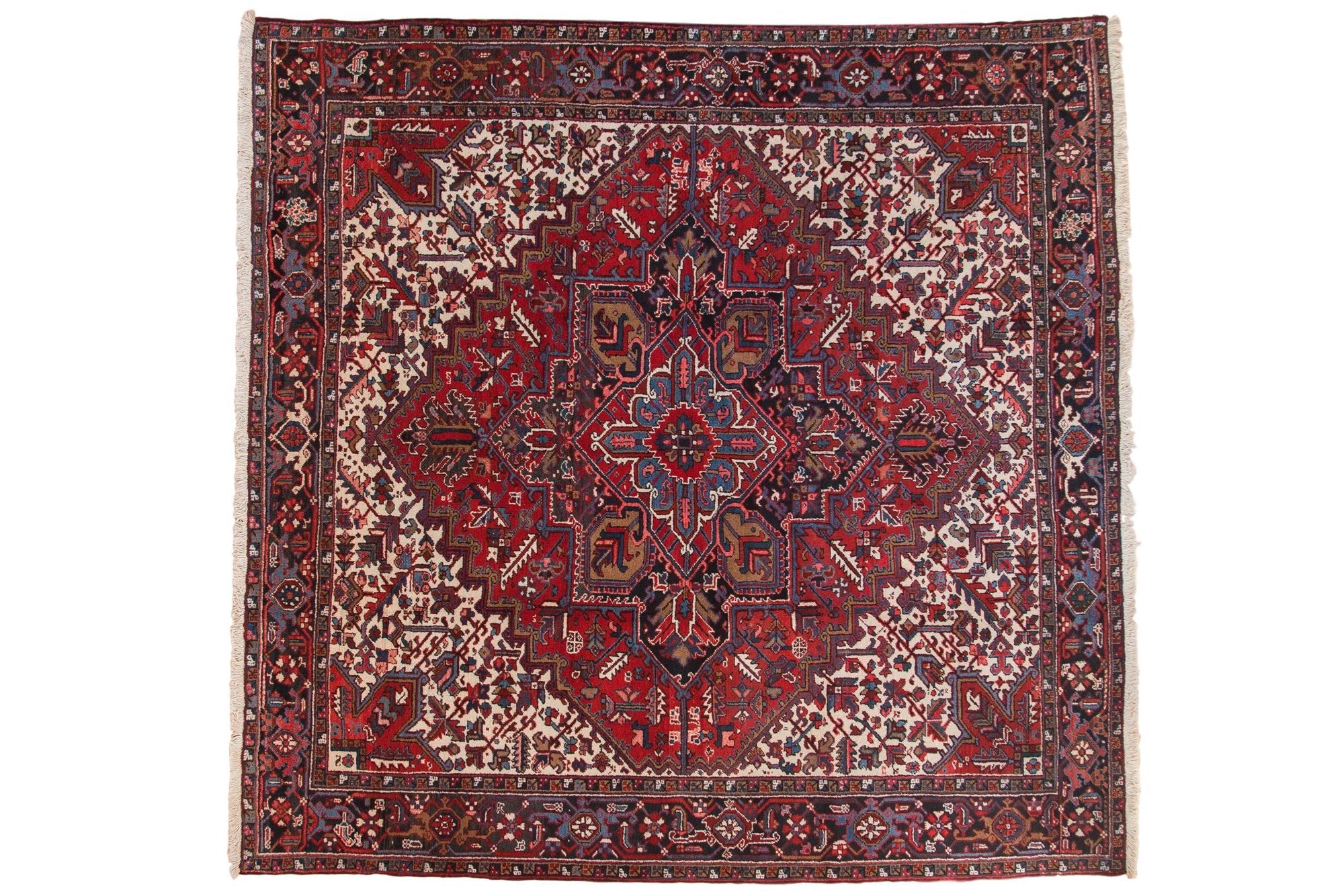 9.5x10 Vintage Mehrivan Square Carpet by Old New House® - main product image for Resin Society