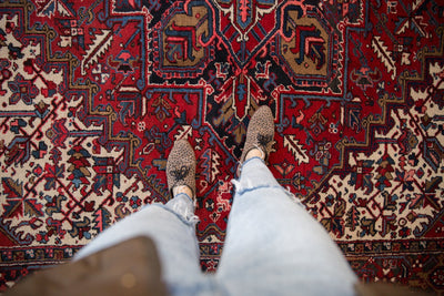 9.5x10 Vintage Mehrivan Square Carpet by Old New House® - product image 2 for Resin Society