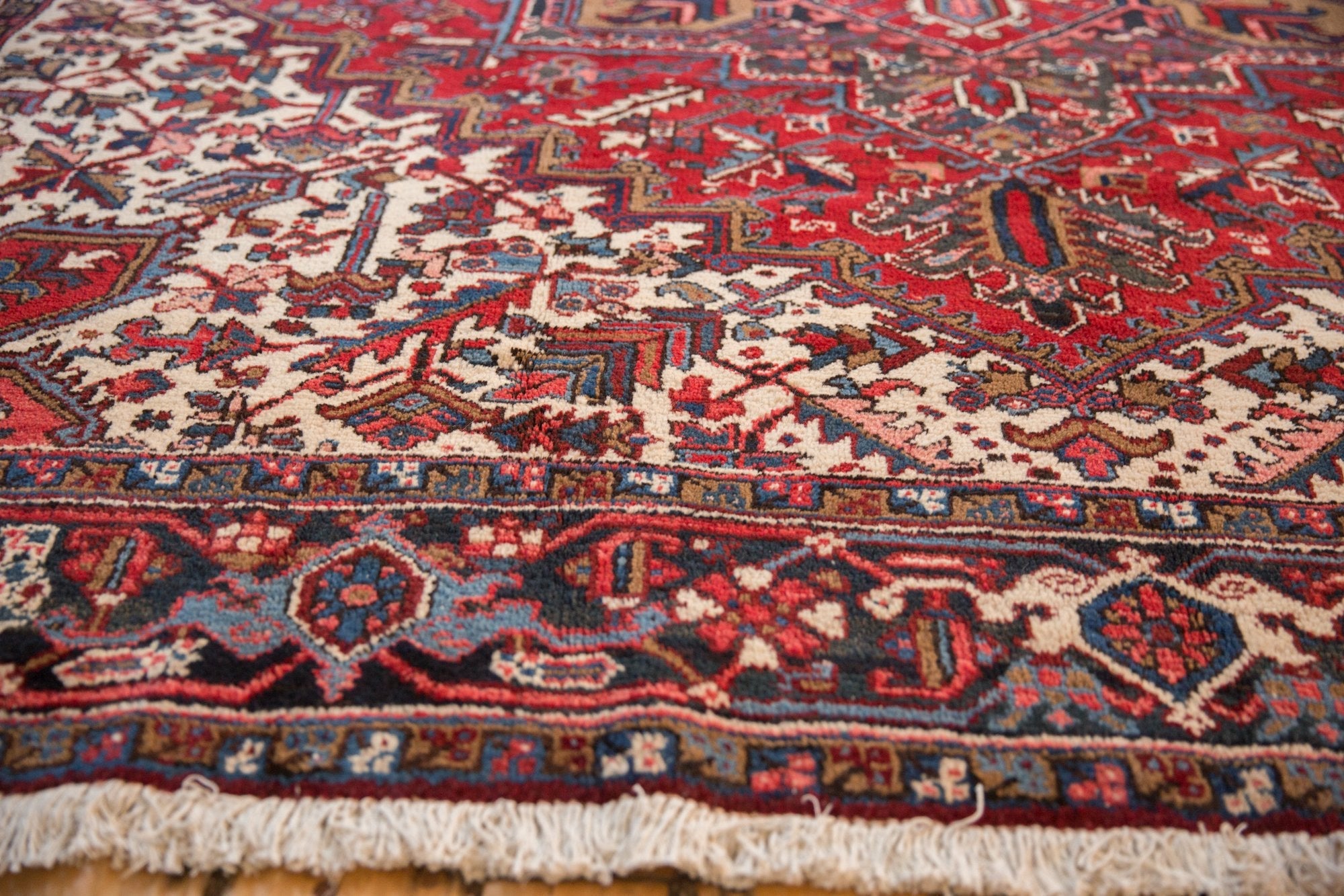 9.5x10 Vintage Mehrivan Square Carpet by Old New House® - product image 7 for Resin Society