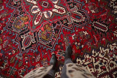 11x12 Vintage Mehrivan Square Carpet by Old New House® - product image 2 for Resin Society