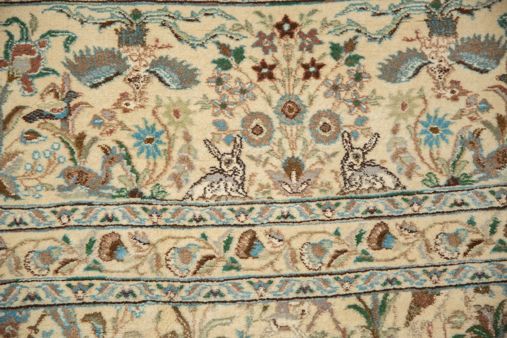 11x11.5 Vintage Tabriz Square Carpet by Old New House® - product image 4 for Resin Society