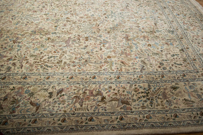 11x11.5 Vintage Tabriz Square Carpet by Old New House® - product image 8 for Resin Society
