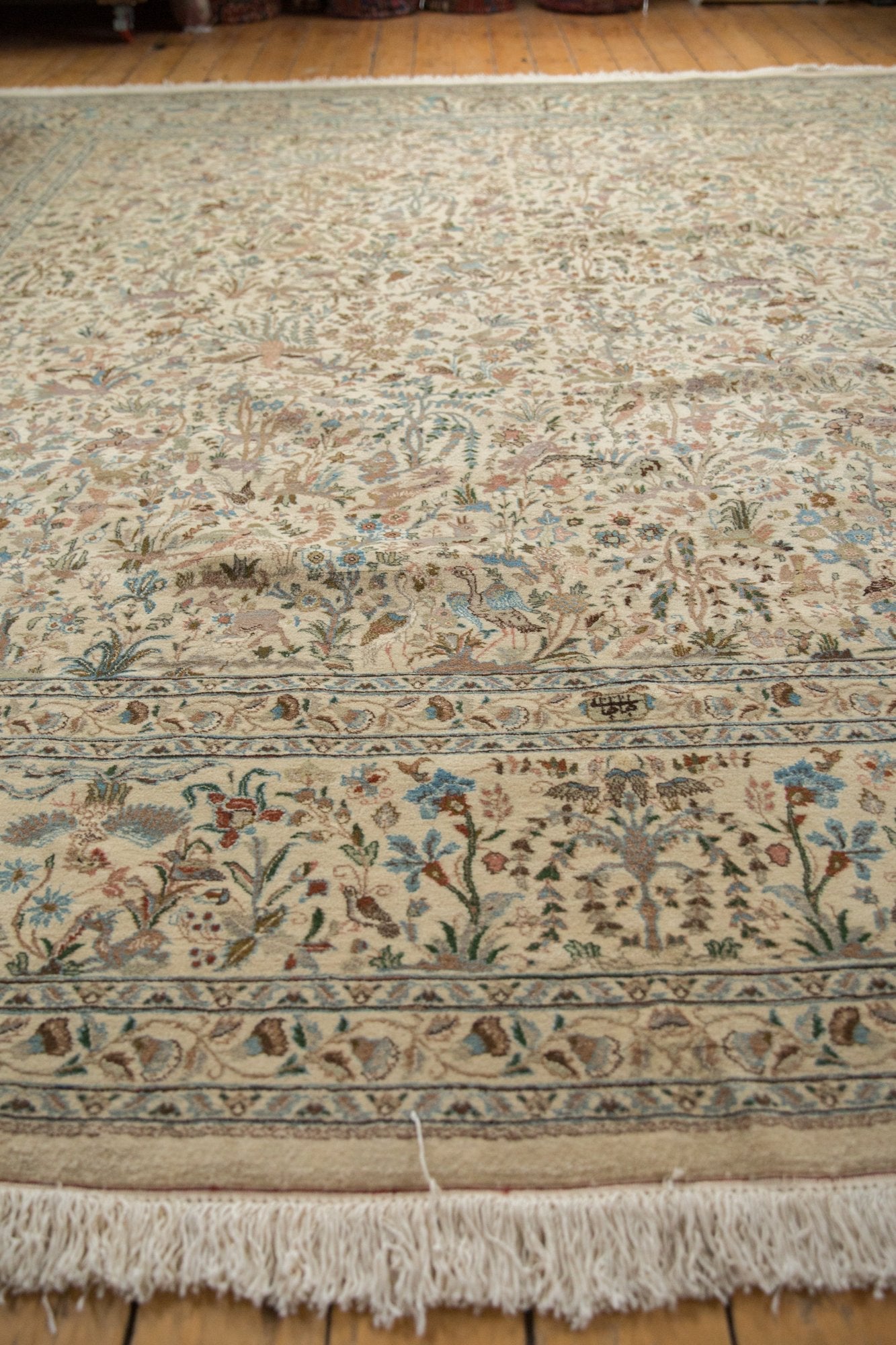 11x11.5 Vintage Tabriz Square Carpet by Old New House® - product image 9 for Resin Society