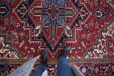 7x9 Vintage Mehrivan Carpet by Old New House® - product image 2 for Resin Society