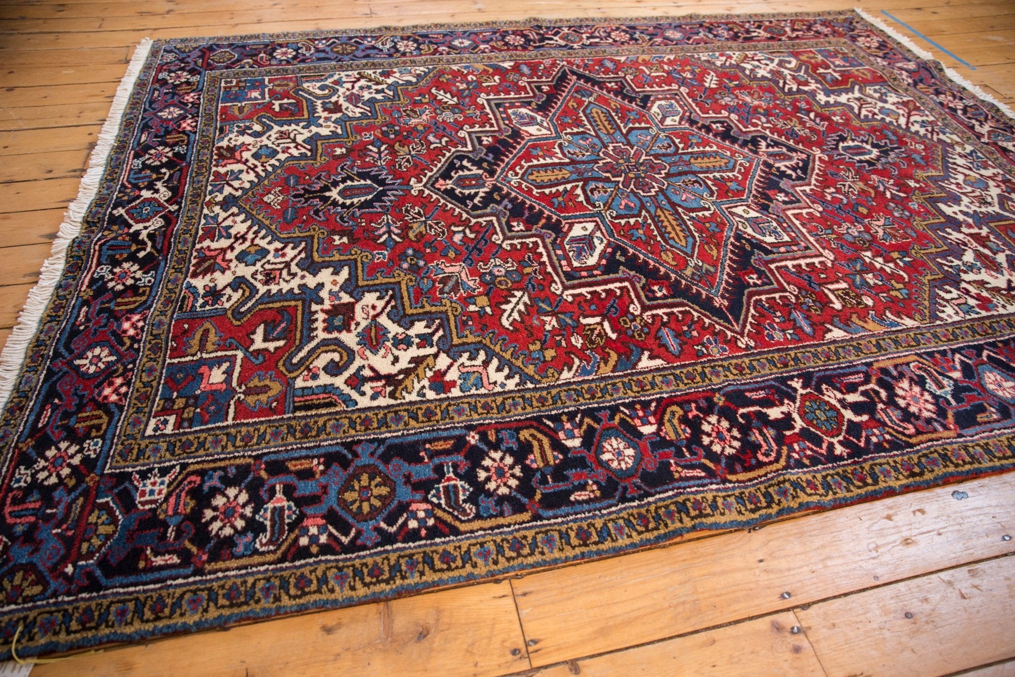 7x9 Vintage Mehrivan Carpet by Old New House® - product image 7 for Resin Society