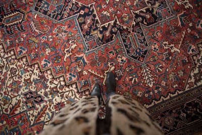11.5x12.5 Vintage Heriz Square Carpet by Old New House® - product image 2 for Resin Society