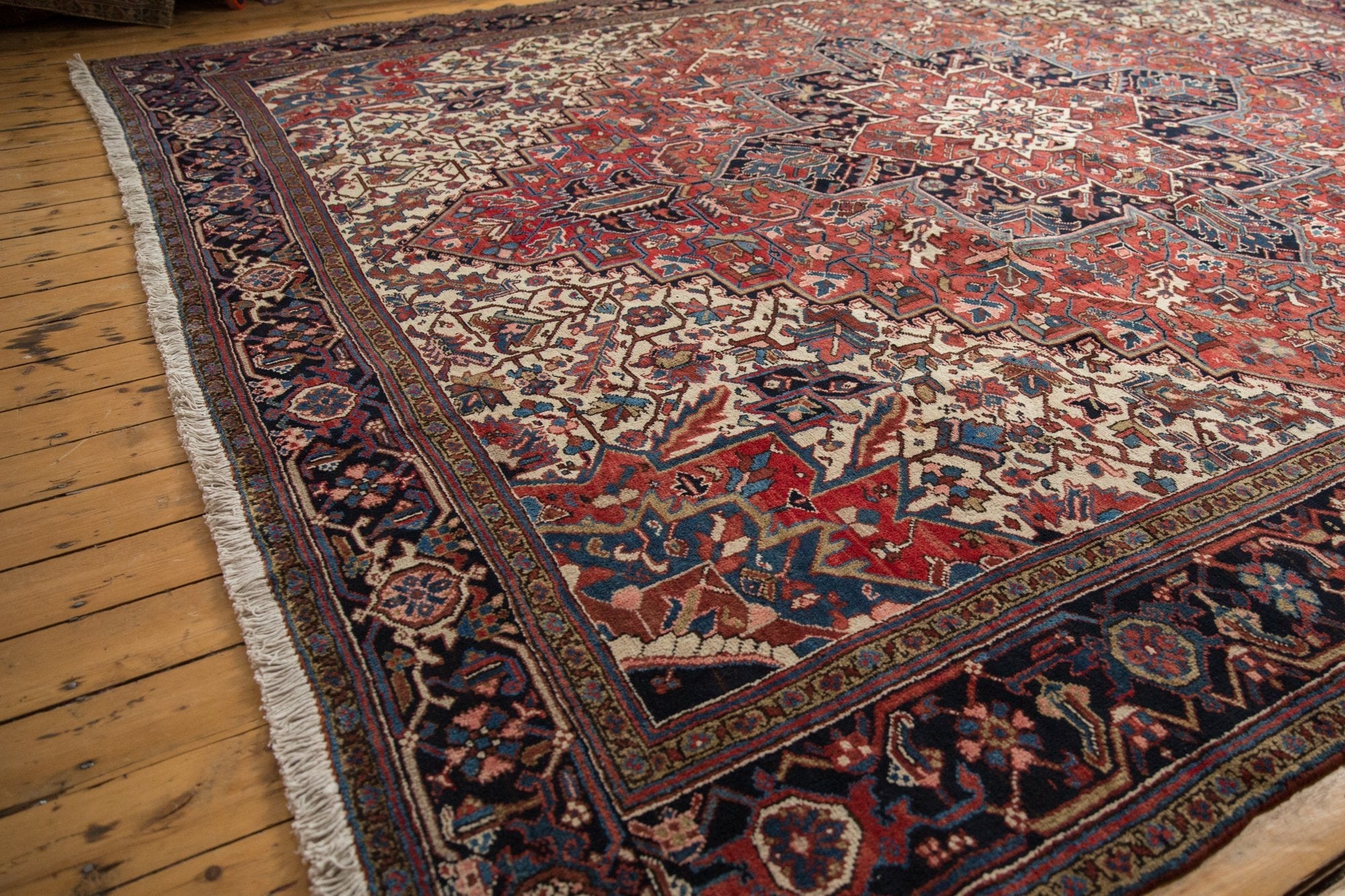 11.5x12.5 Vintage Heriz Square Carpet by Old New House® - product image 3 for Resin Society