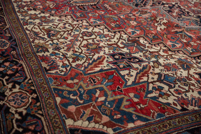 11.5x12.5 Vintage Heriz Square Carpet by Old New House® - product image 4 for Resin Society