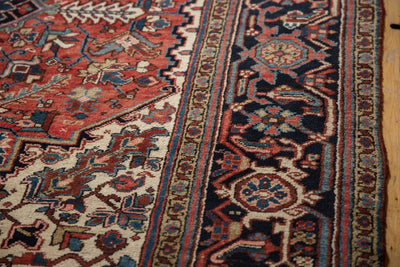 11.5x12.5 Vintage Heriz Square Carpet by Old New House® - product image 5 for Resin Society