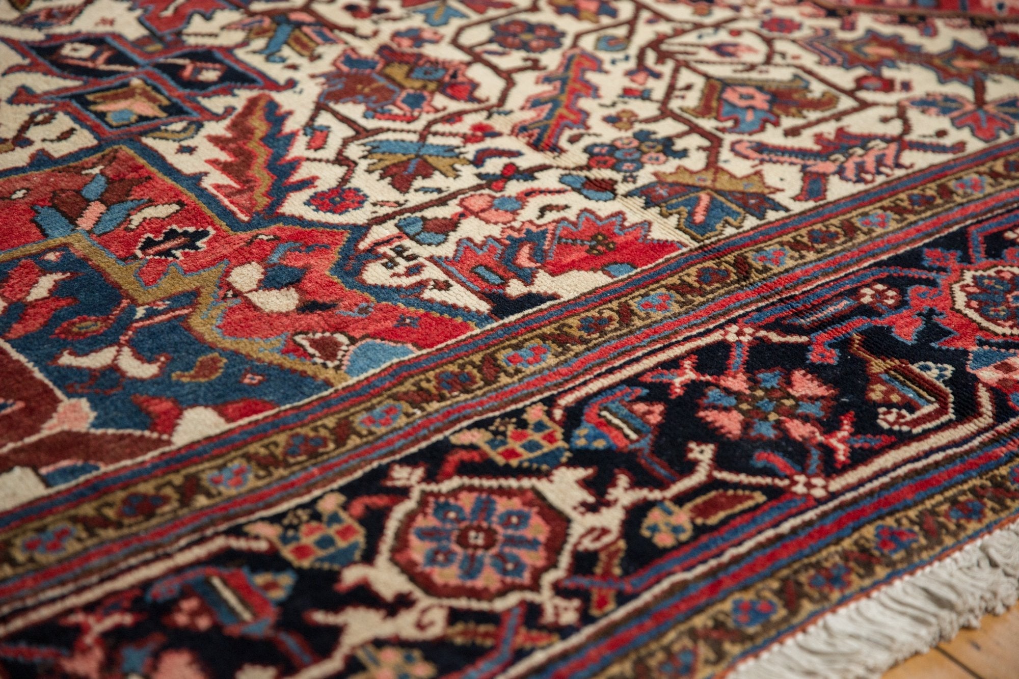 11.5x12.5 Vintage Heriz Square Carpet by Old New House® - product image 7 for Resin Society