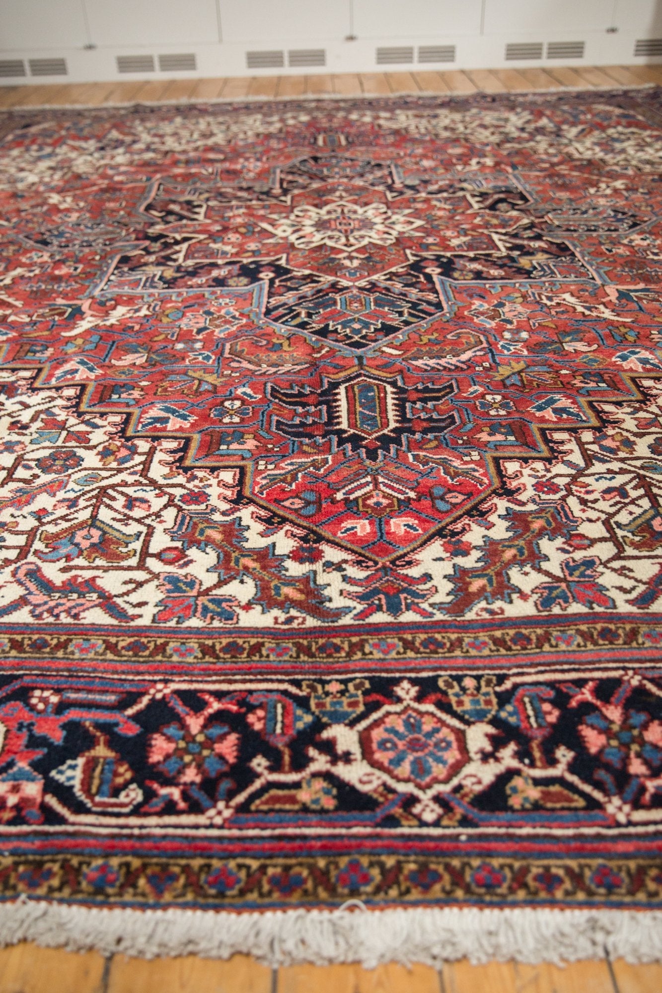 11.5x12.5 Vintage Heriz Square Carpet by Old New House® - product image 8 for Resin Society