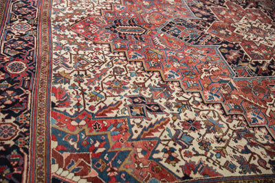 11.5x12.5 Vintage Heriz Square Carpet by Old New House® - product image 9 for Resin Society