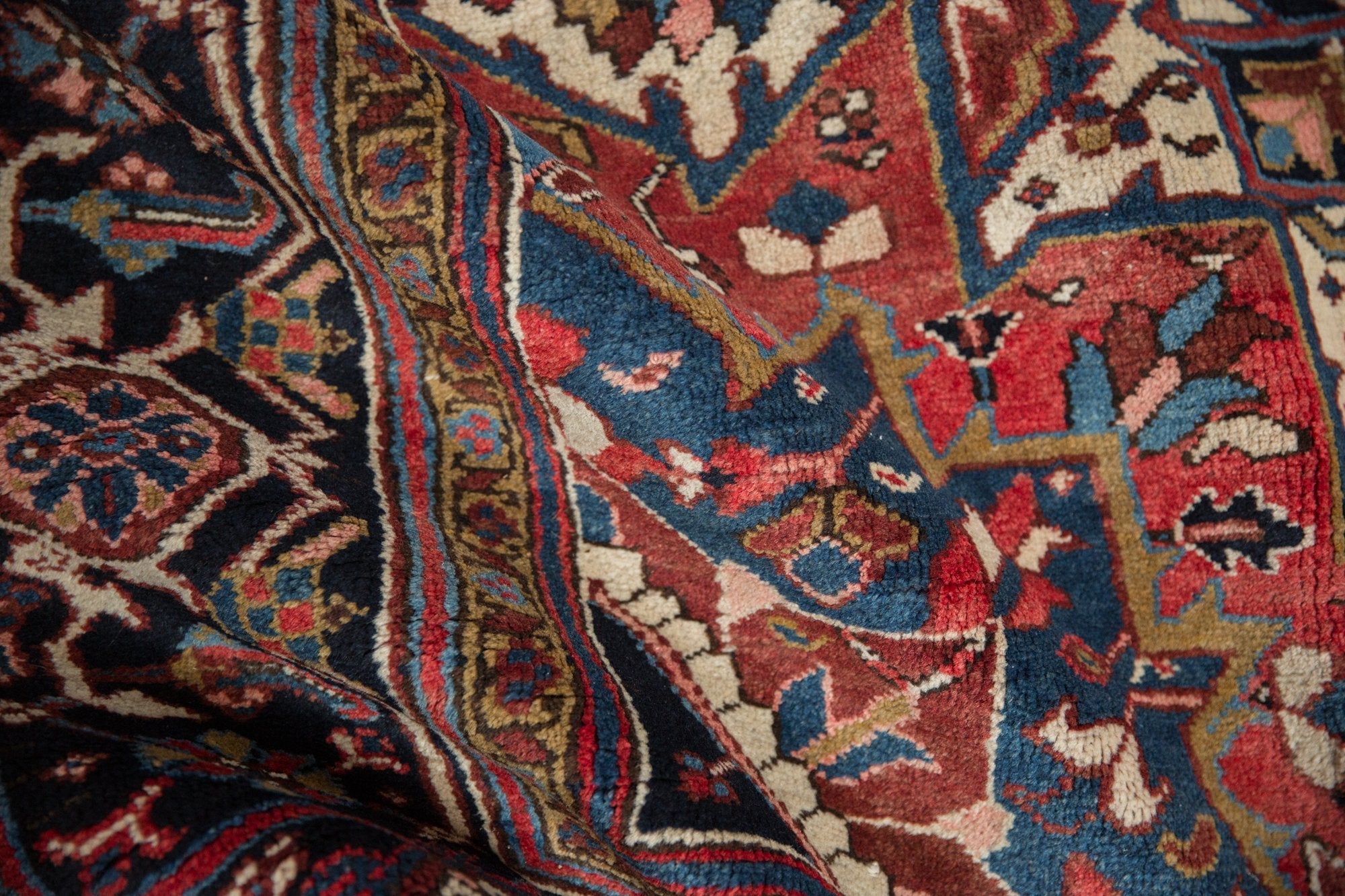 11.5x12.5 Vintage Heriz Square Carpet by Old New House® - product image 10 for Resin Society