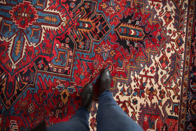 9.5x11.5 Vintage Heriz Carpet by Old New House® - product image 2 for Resin Society