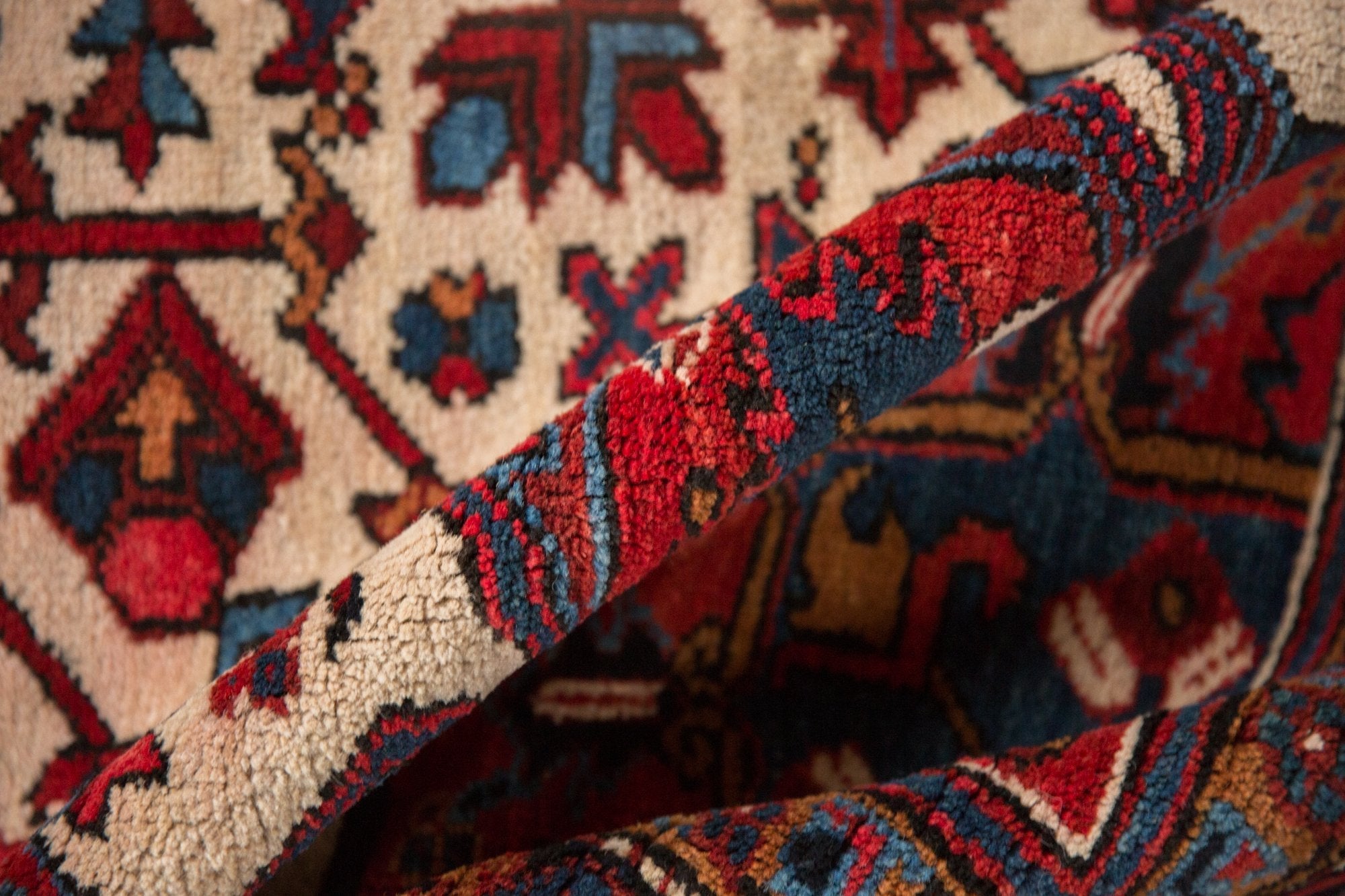 9.5x11.5 Vintage Heriz Carpet by Old New House® - product image 10 for Resin Society