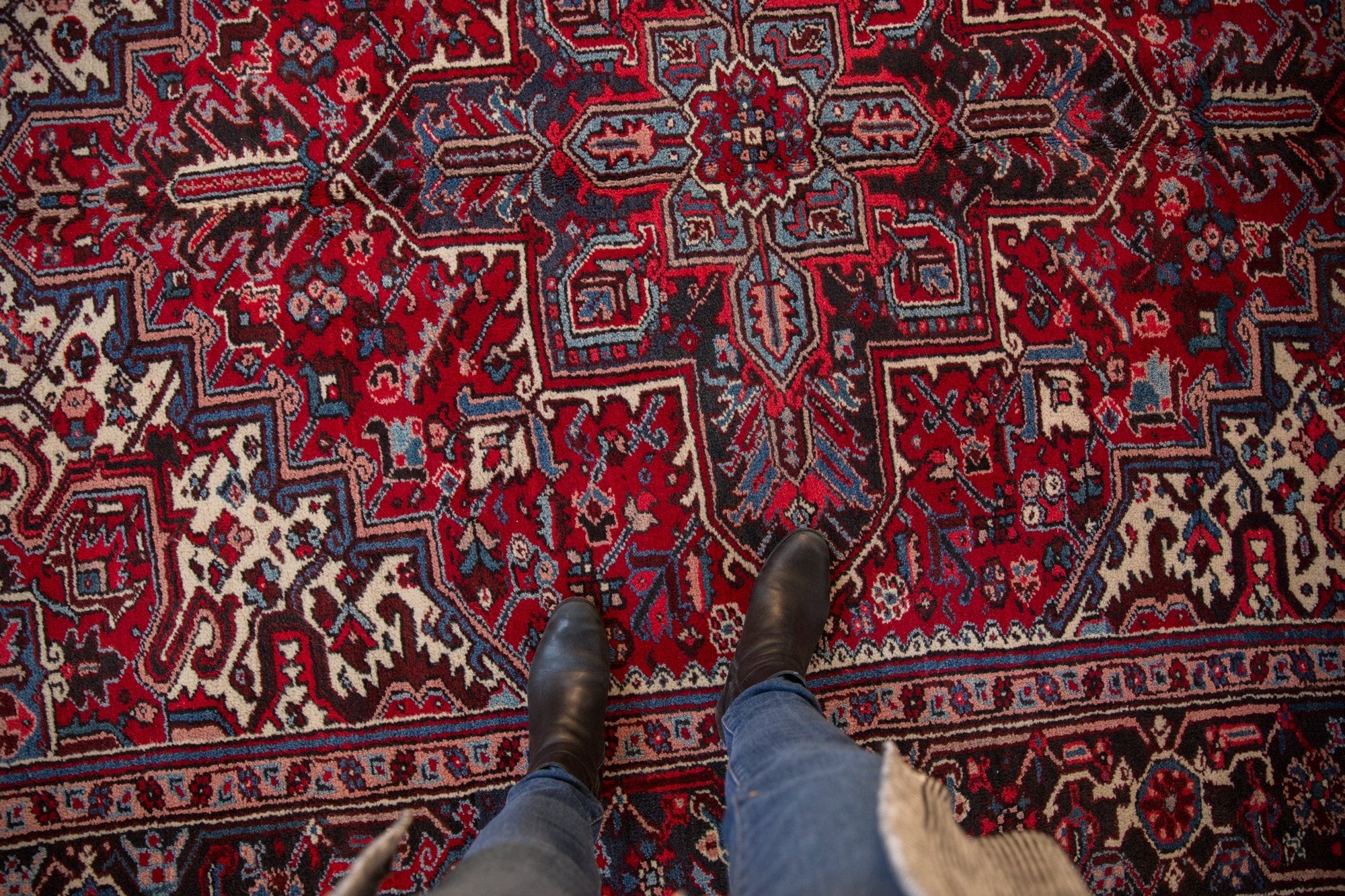 7x9.5 Vintage Mehrivan Carpet by Old New House® - product image 2 for Resin Society