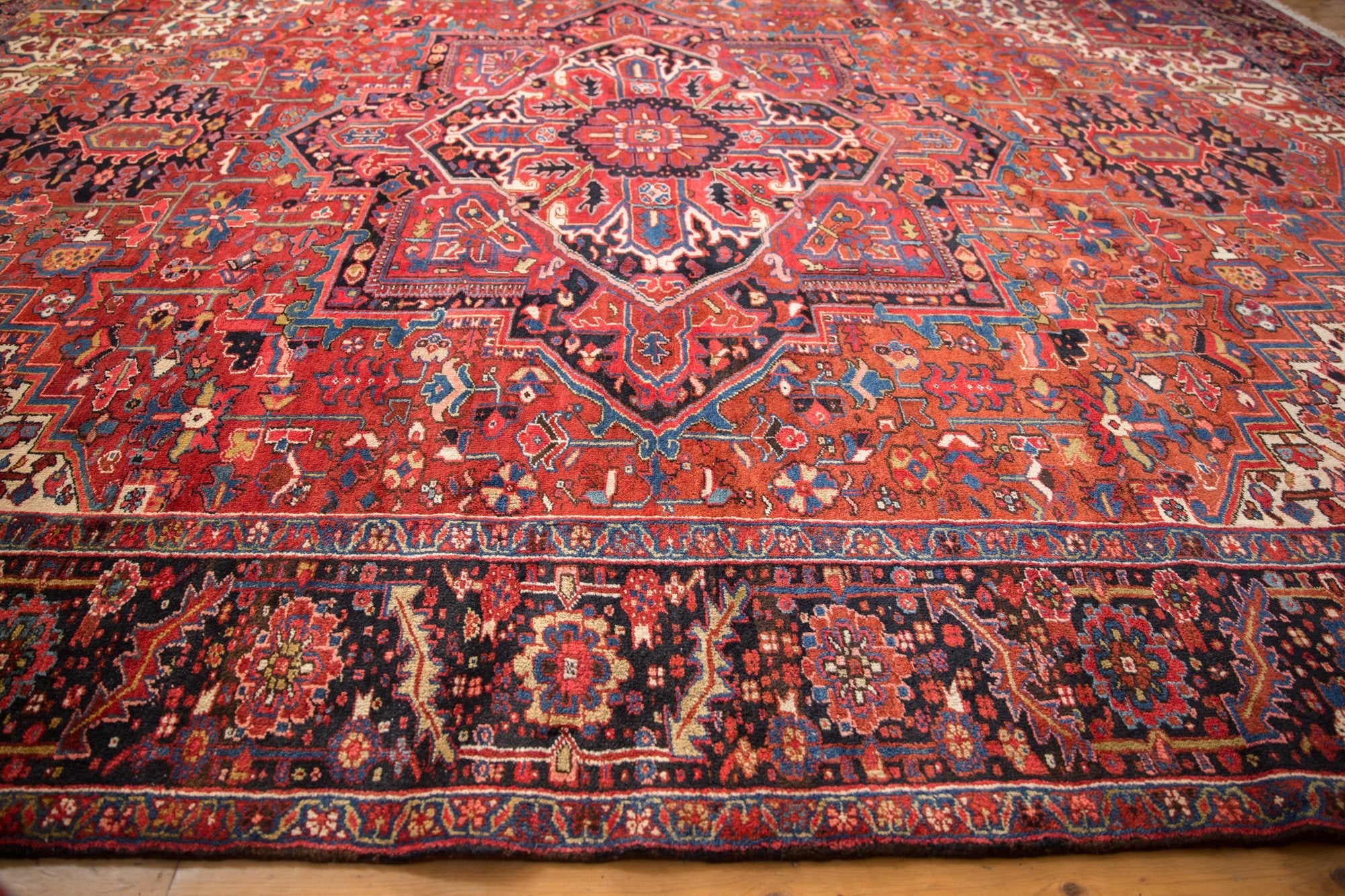 11x14.5 Vintage Heriz Carpet by Old New House® - product image 7 for Resin Society