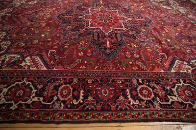 10x13 Vintage Heriz Carpet by Old New House® - product image 11 for Resin Society