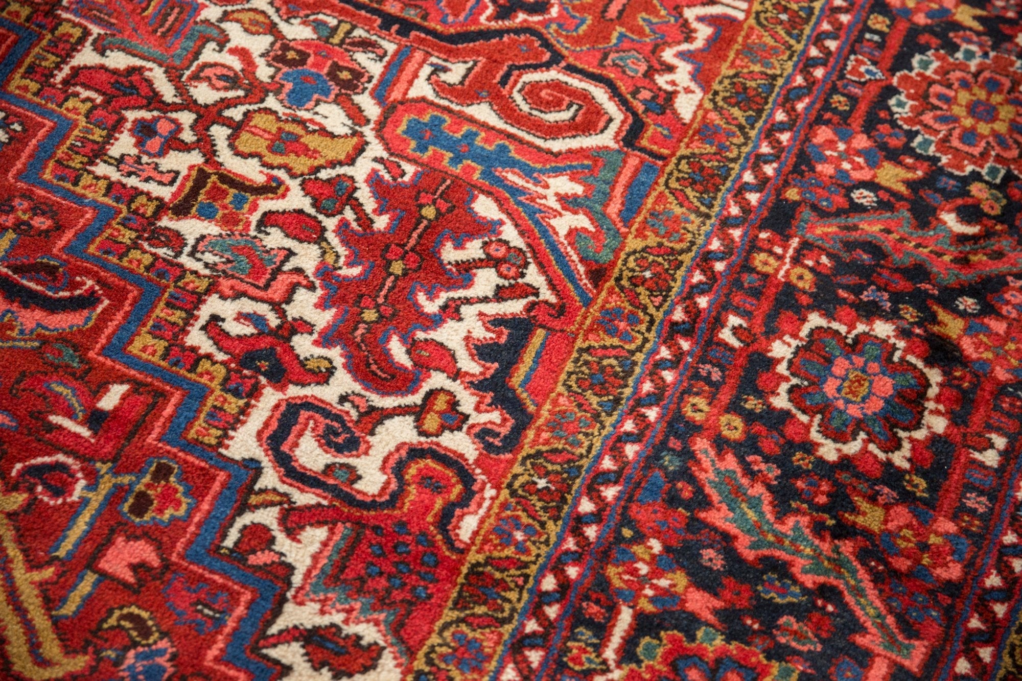10.5x14.5 Vintage Heriz Carpet by Old New House® - product image 6 for Resin Society