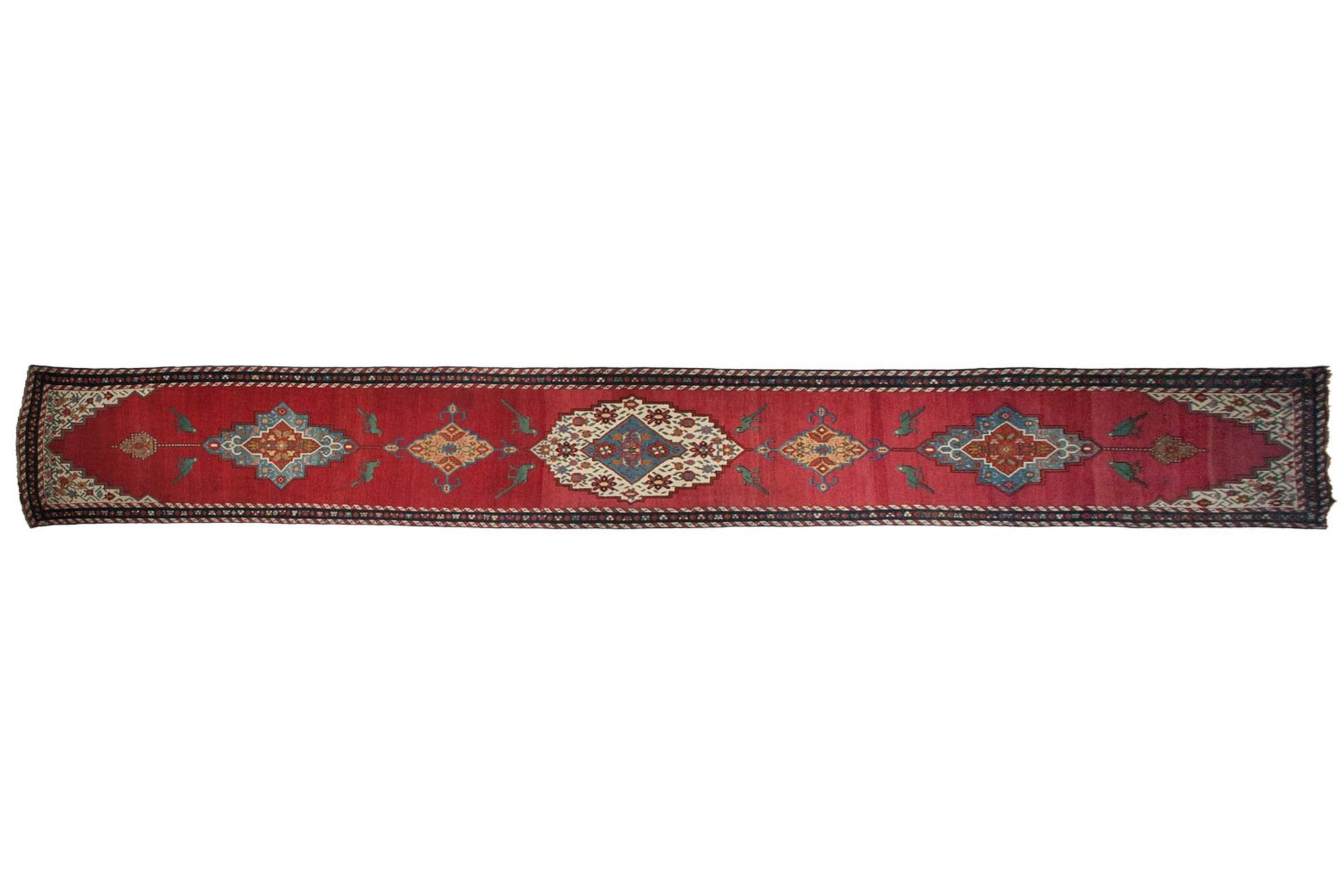 3.5x24 Antique Karabagh Rug Runner by Old New House® - main product image for Resin Society