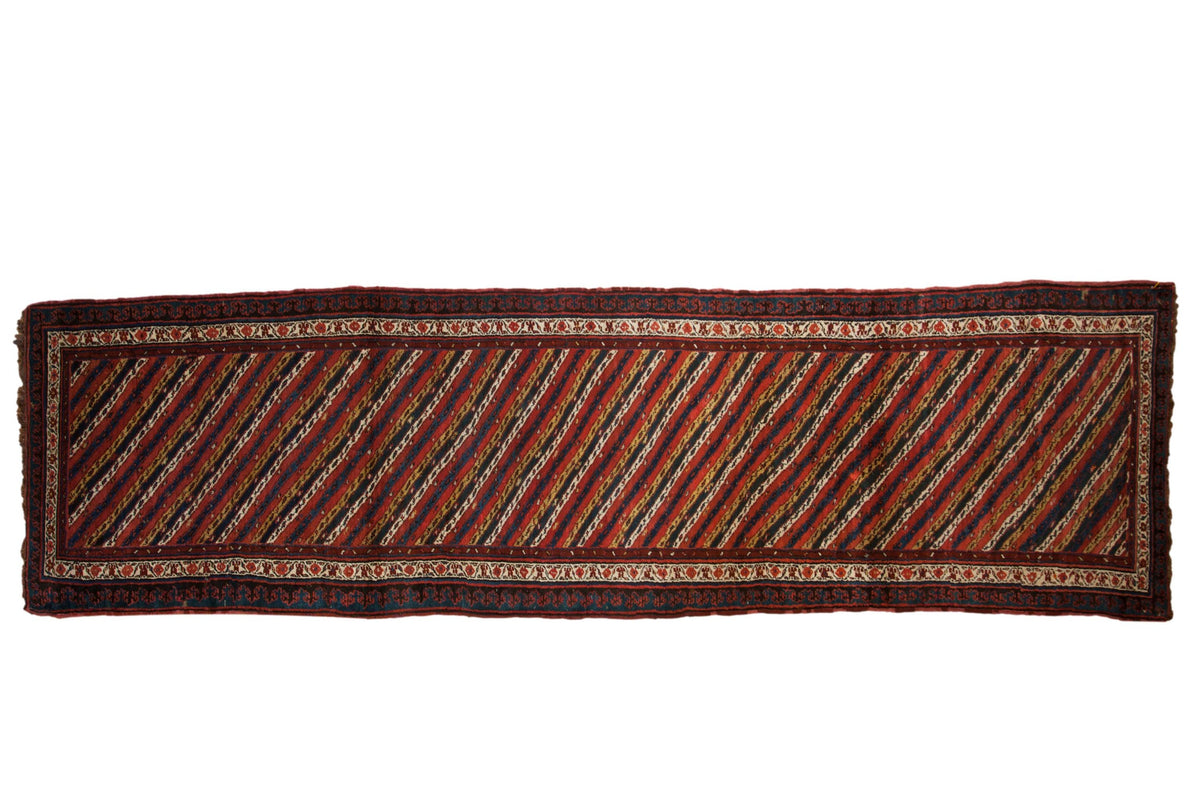 4x14 Antique Kurdish Rug Runner by Old New House® - main product image for Resin Society