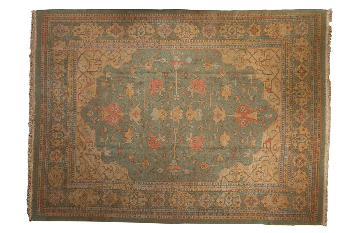 10x13.5 New Tea Washed Indian Soumac Design Carpet by Old New House® - main product image for Resin Society