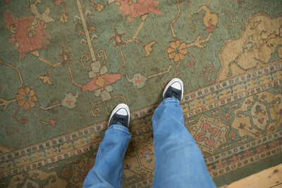 10x13.5 New Tea Washed Indian Soumac Design Carpet by Old New House® - product image 2 for Resin Society