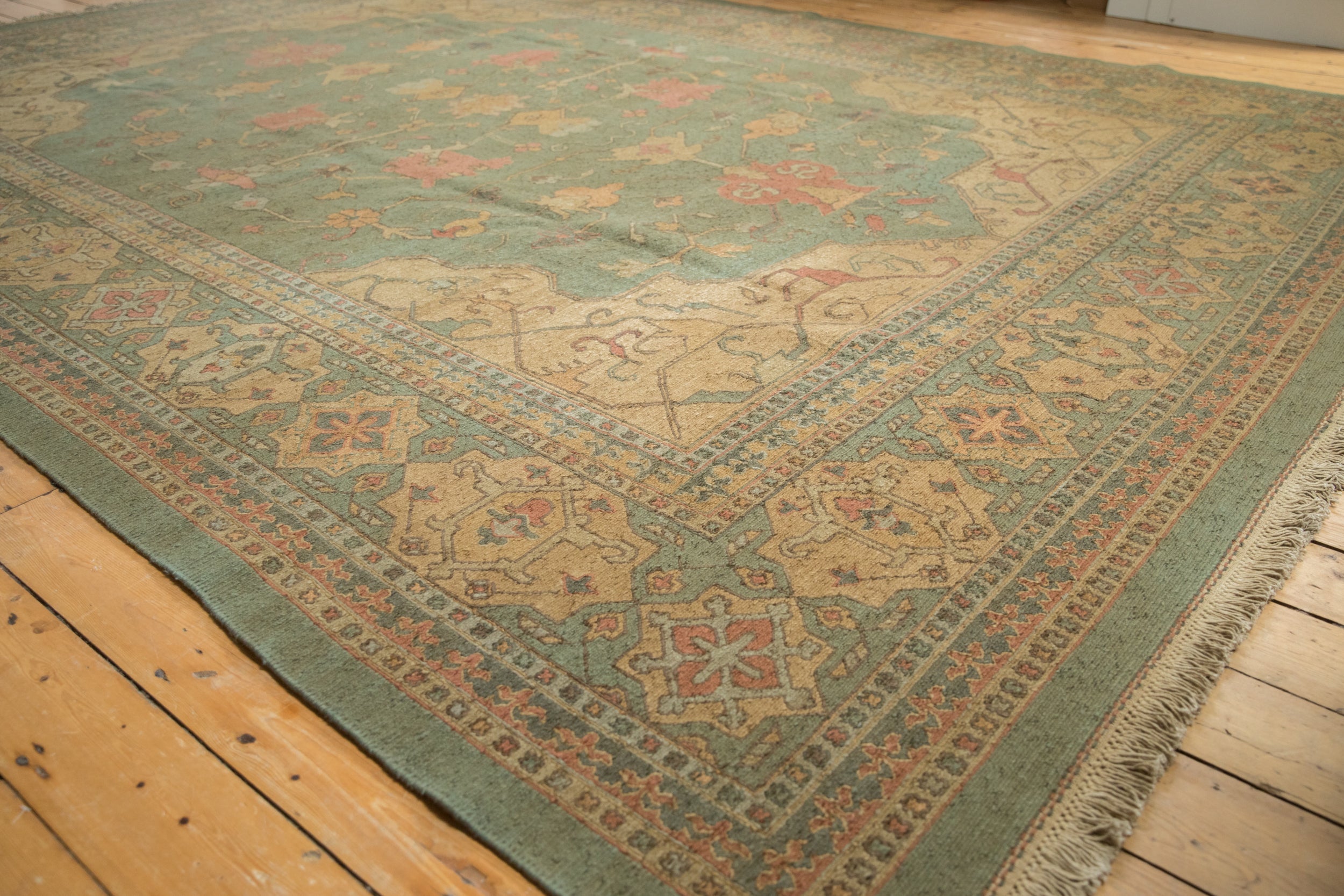10x13.5 New Tea Washed Indian Soumac Design Carpet by Old New House® - product image 3 for Resin Society