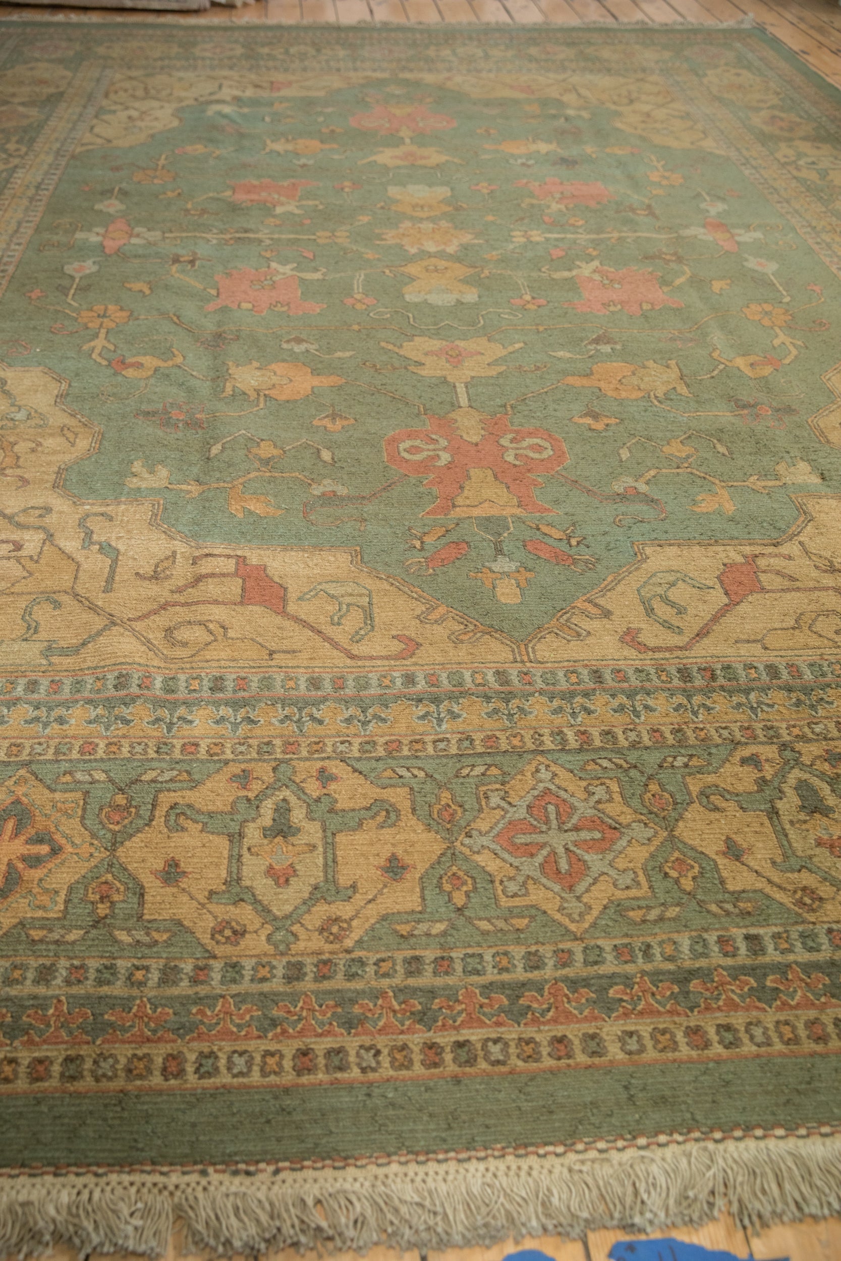 10x13.5 New Tea Washed Indian Soumac Design Carpet by Old New House® - product image 5 for Resin Society