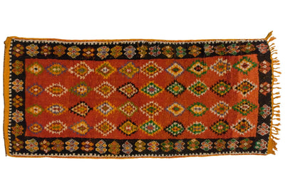 4.5x9.5 Vintage Moroccan Rug Runner by Old New House® - main product image for Resin Society