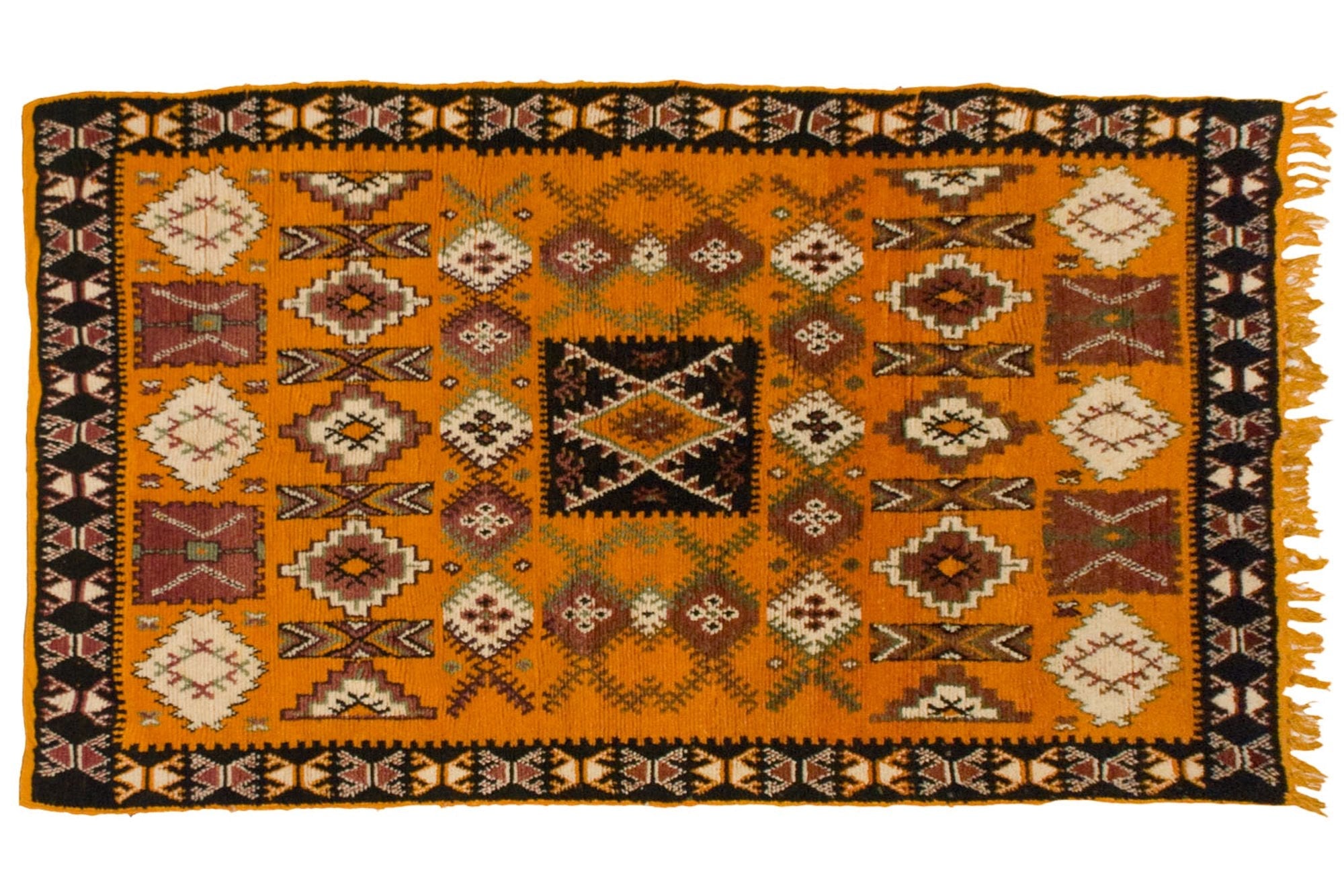 4.5x9.5 Vintage Moroccan Rug Runner by Old New House® - main product image for Resin Society