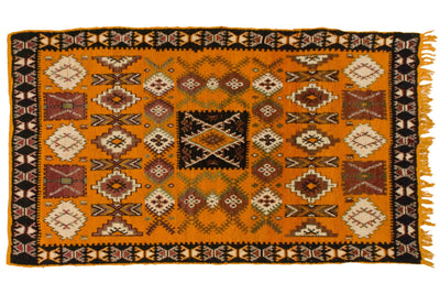 4.5x9.5 Vintage Moroccan Rug Runner by Old New House® - main product image for Resin Society