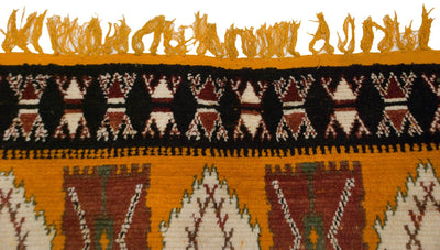 4.5x9.5 Vintage Moroccan Rug Runner by Old New House® - product image 5 for Resin Society