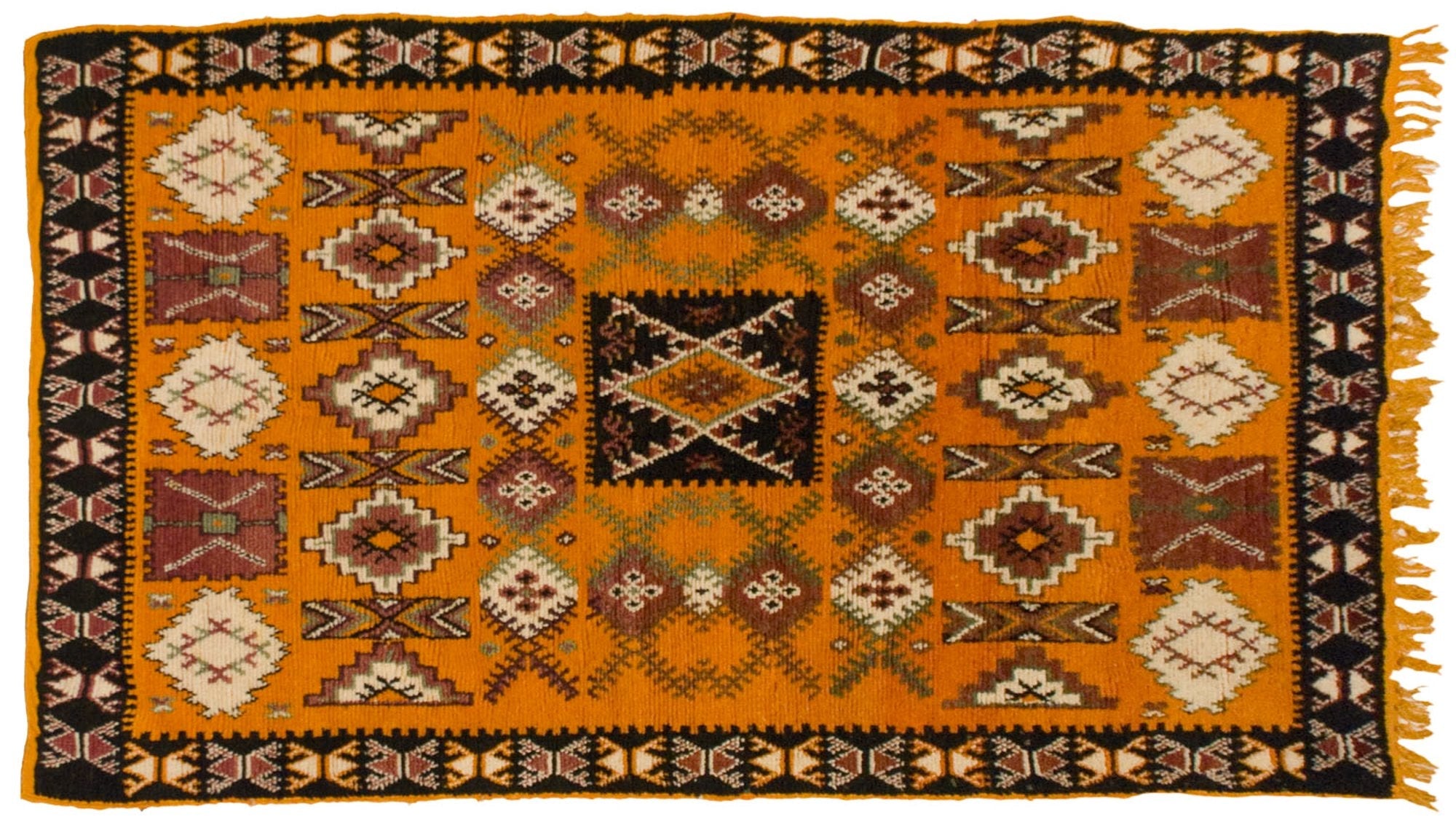 4.5x9.5 Vintage Moroccan Rug Runner by Old New House® - product image 6 for Resin Society