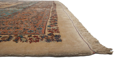 RESERVED 13.5x16 Vintage Fine Kerman Carpet