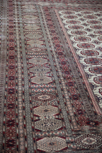 12.5x12.5 Vintage Fine Pakistani Bokhara Design Square Carpet by Old New House® - product image 4 for Resin Society