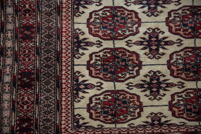 12.5x12.5 Vintage Fine Pakistani Bokhara Design Square Carpet by Old New House® - product image 5 for Resin Society