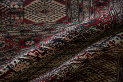 12.5x12.5 Vintage Fine Pakistani Bokhara Design Square Carpet by Old New House® - product image 12 for Resin Society