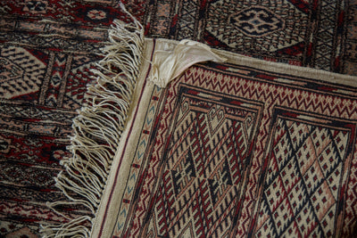 12.5x12.5 Vintage Fine Pakistani Bokhara Design Square Carpet by Old New House® - product image 13 for Resin Society