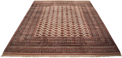 14.5x16.5 Vintage Fine Pakistani Bokhara Design Carpet by Old New House® - product image 2 for Resin Society
