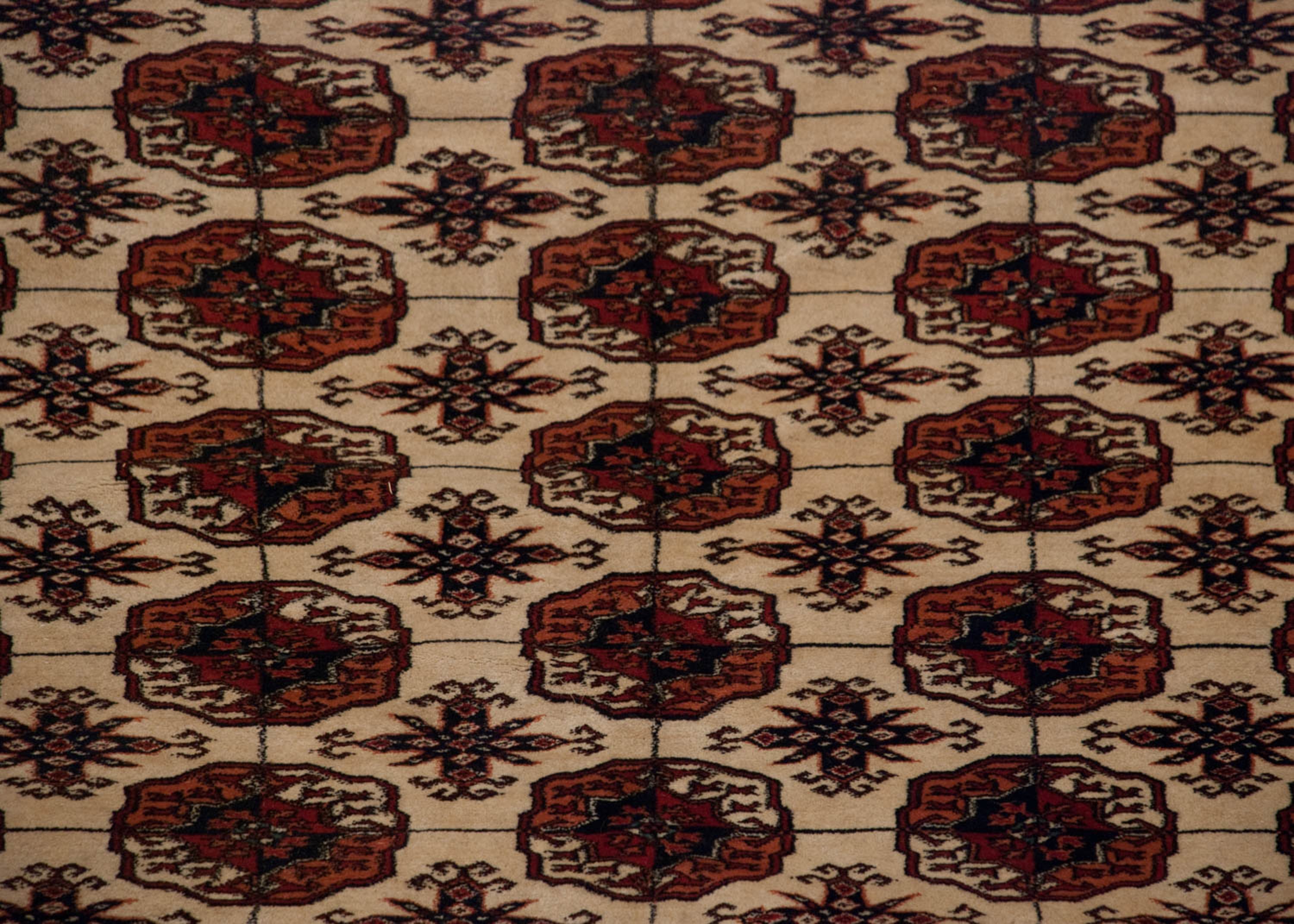 14.5x16.5 Vintage Fine Pakistani Bokhara Design Carpet by Old New House® - product image 9 for Resin Society