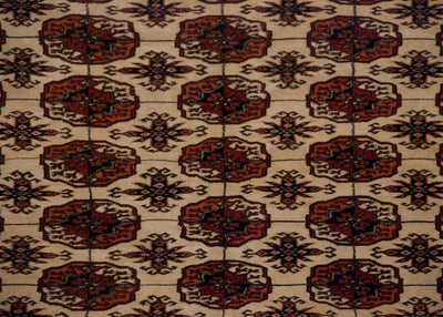 14.5x16.5 Vintage Fine Pakistani Bokhara Design Carpet by Old New House® - product image 9 for Resin Society