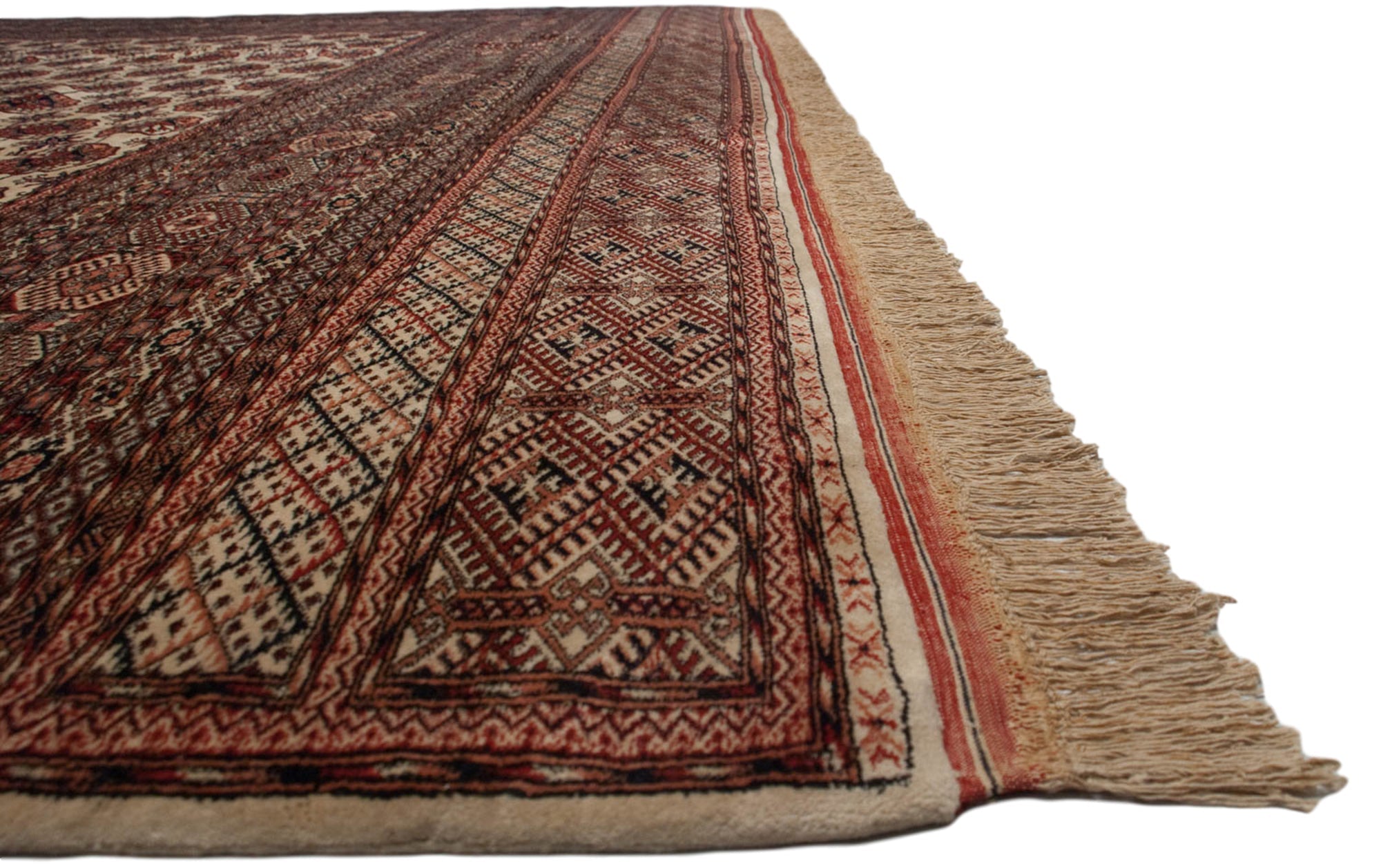 14.5x16.5 Vintage Fine Pakistani Bokhara Design Carpet by Old New House® - product image 10 for Resin Society