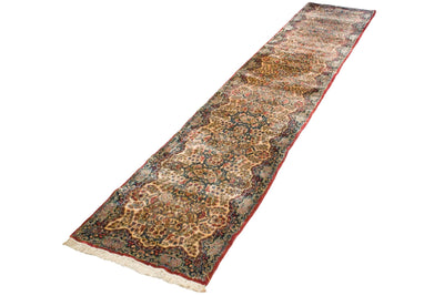 3x15.5 Vintage Kerman Rug Runner by Old New House® - product image 2 for Resin Society