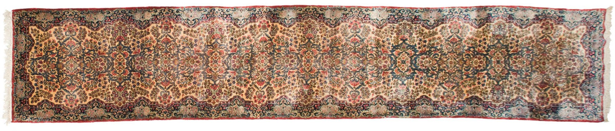 3x15.5 Vintage Kerman Rug Runner by Old New House® - product image 3 for Resin Society