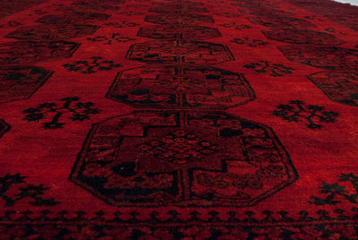 11.5x14 Vintage Afghani Ersari Design Carpet by Old New House® - product image 7 for Resin Society