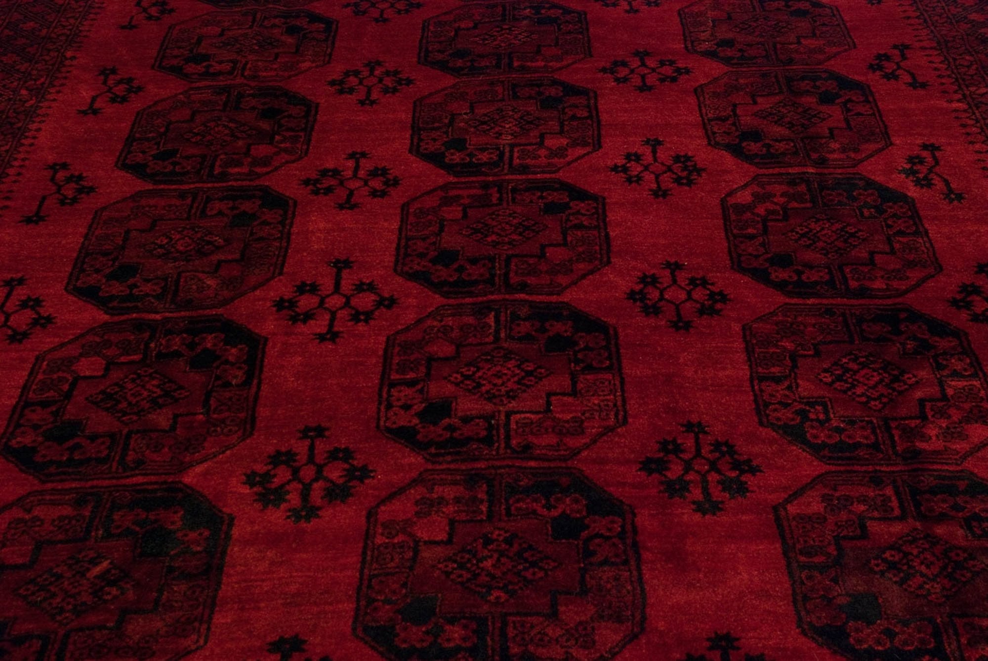 11.5x14 Vintage Afghani Ersari Design Carpet by Old New House® - product image 8 for Resin Society