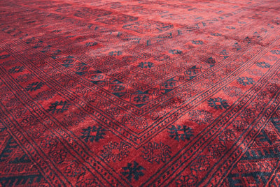 15x15 Vintage Afghani Ersari Design Square Carpet by Old New House® - product image 6 for Resin Society