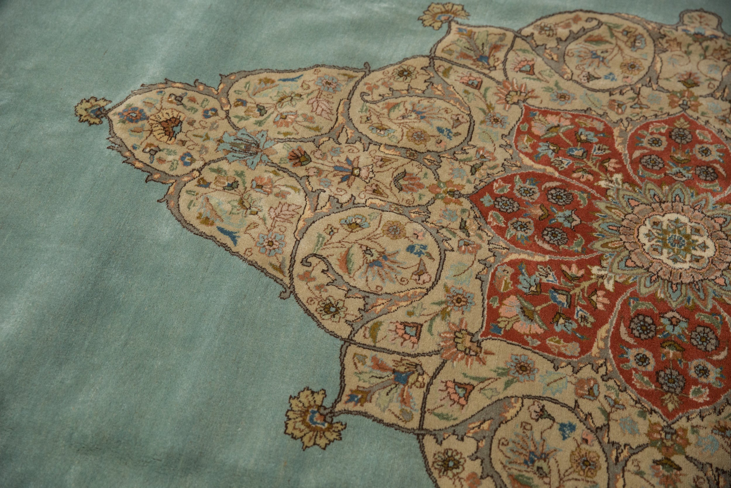 RESERVED 11x14 Vintage Tabriz Carpet