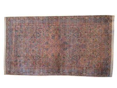 11.5x19.5 Vintage Lavar Kerman Carpet by Old New House® - main product image for Resin Society